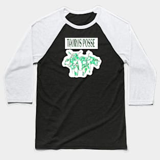 Taurus Posse Emerald Herd - Banner - Double-sided Baseball T-Shirt